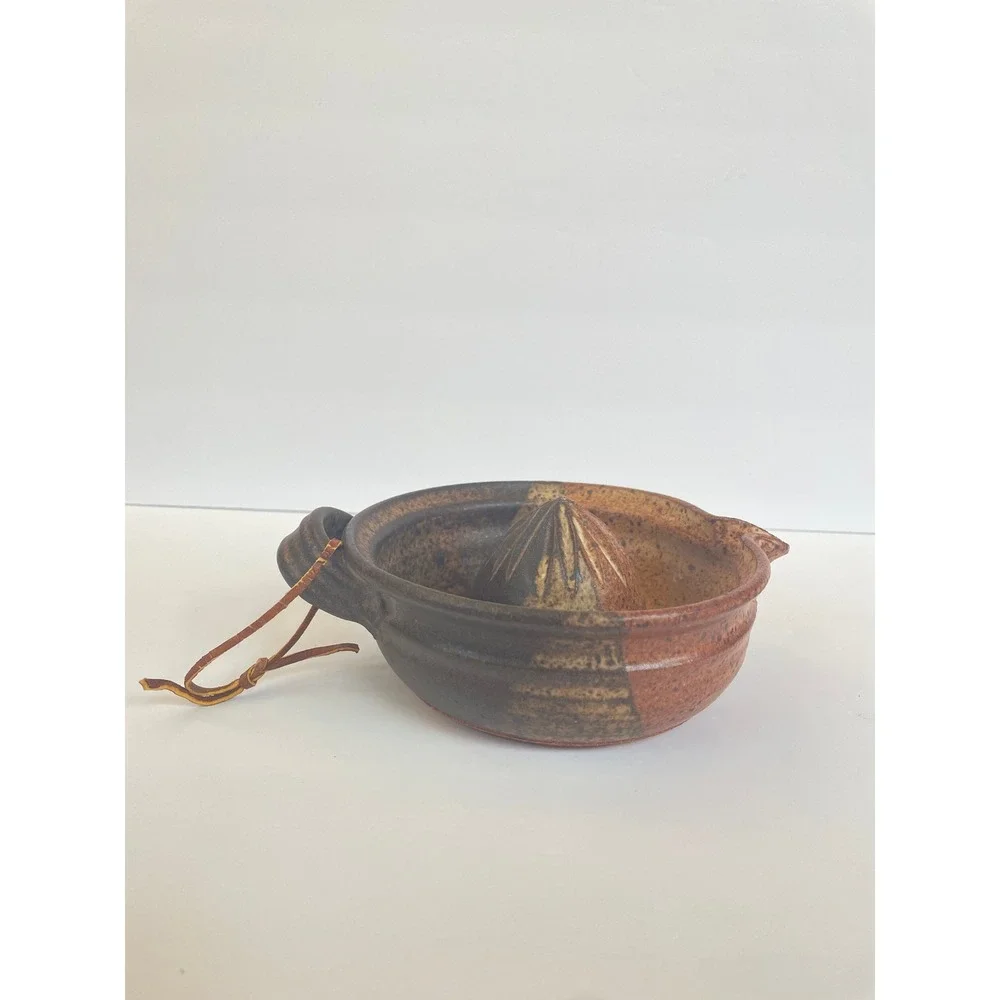 Vintage Studio Pottery Citrus Juicer by Wally Schwab, PNW Ceramic Stoneware